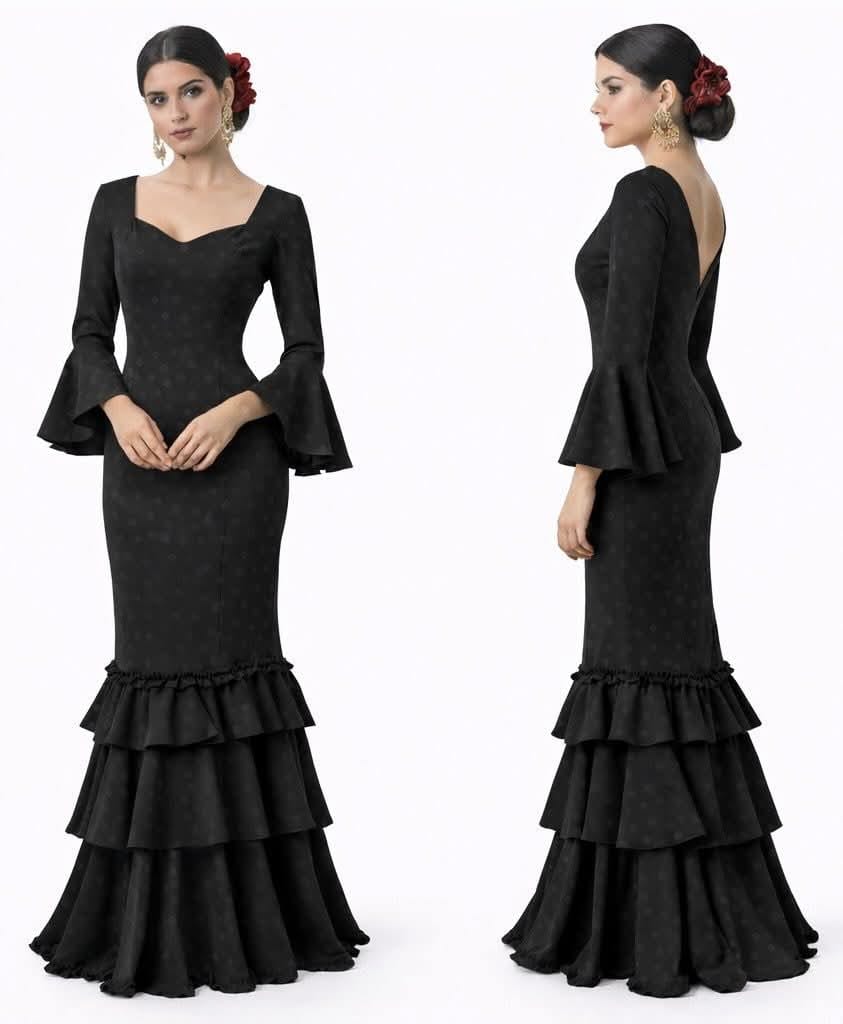 VESTIDO FLAMENCA LUNARES MADRE E HIJA
