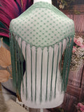 MANTON DE PLUMETI COLOR VERDE JABONOSO PEQUEÑO