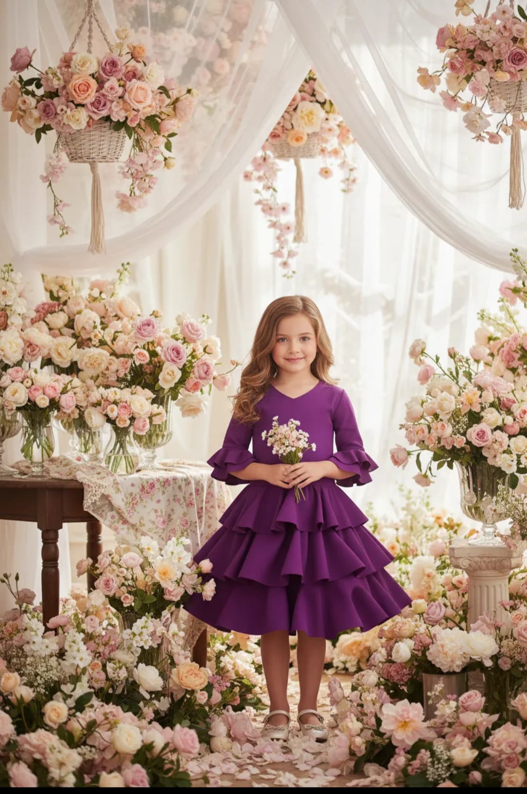 VESTIDO FLAMENCA CORTO TEJIDO ELASTICO