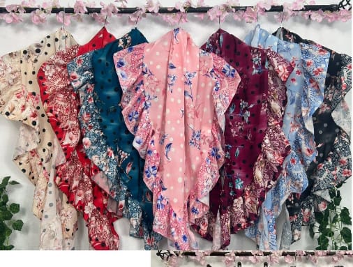 PIQUILLOS ESTAMPADOS FLORES Y LUNARES