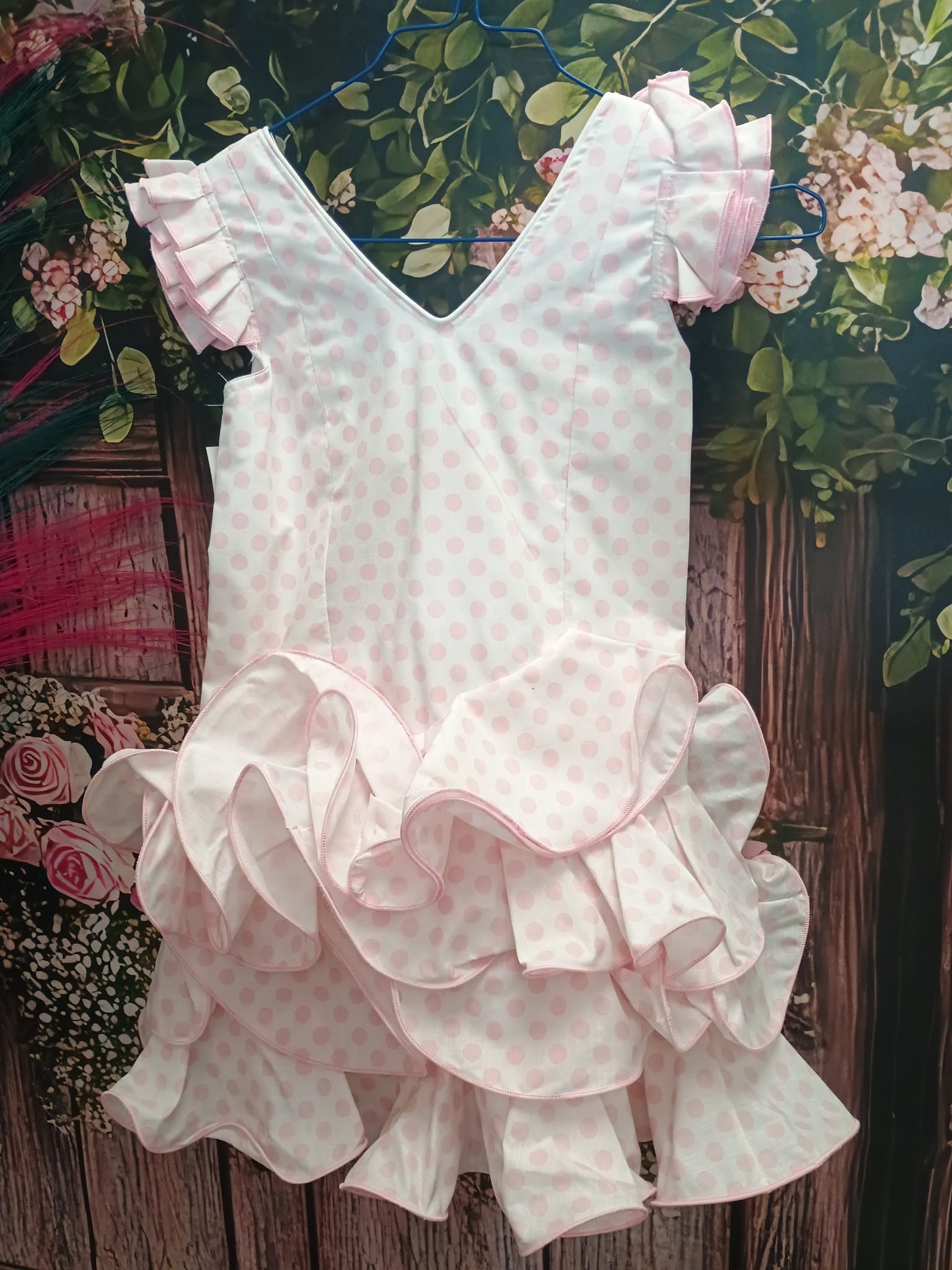 VESTIDO FLAMENCA NIÑA MODELO MARISOL TALLA 8