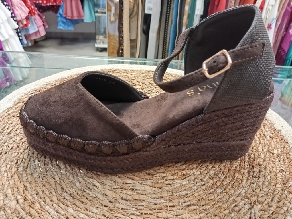 ZAPATILLAS ESPARTO CHOCOLATE