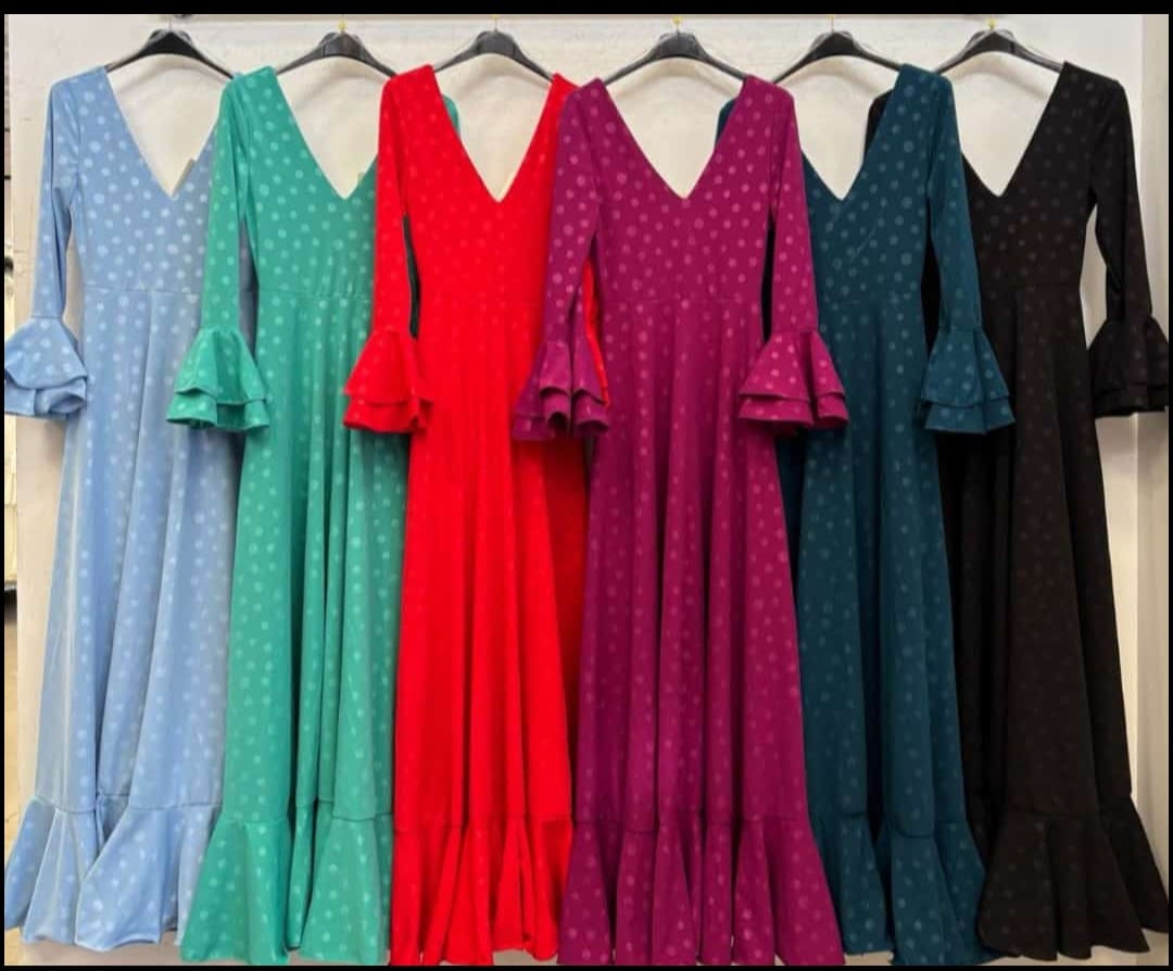 BATA FLAMENCA LUNARES