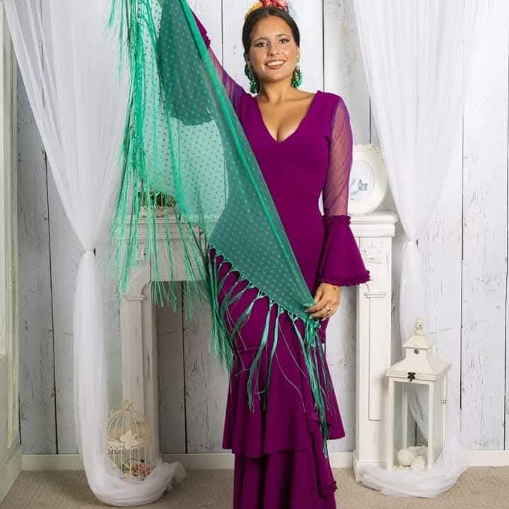 VESTIDO DE FLAMENCA PLUMETI