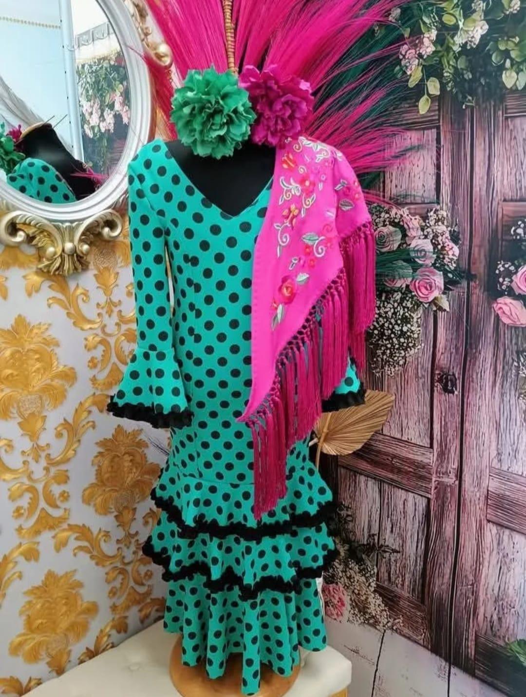 VESTIDO DE FLAMENCA PARA NIÑA