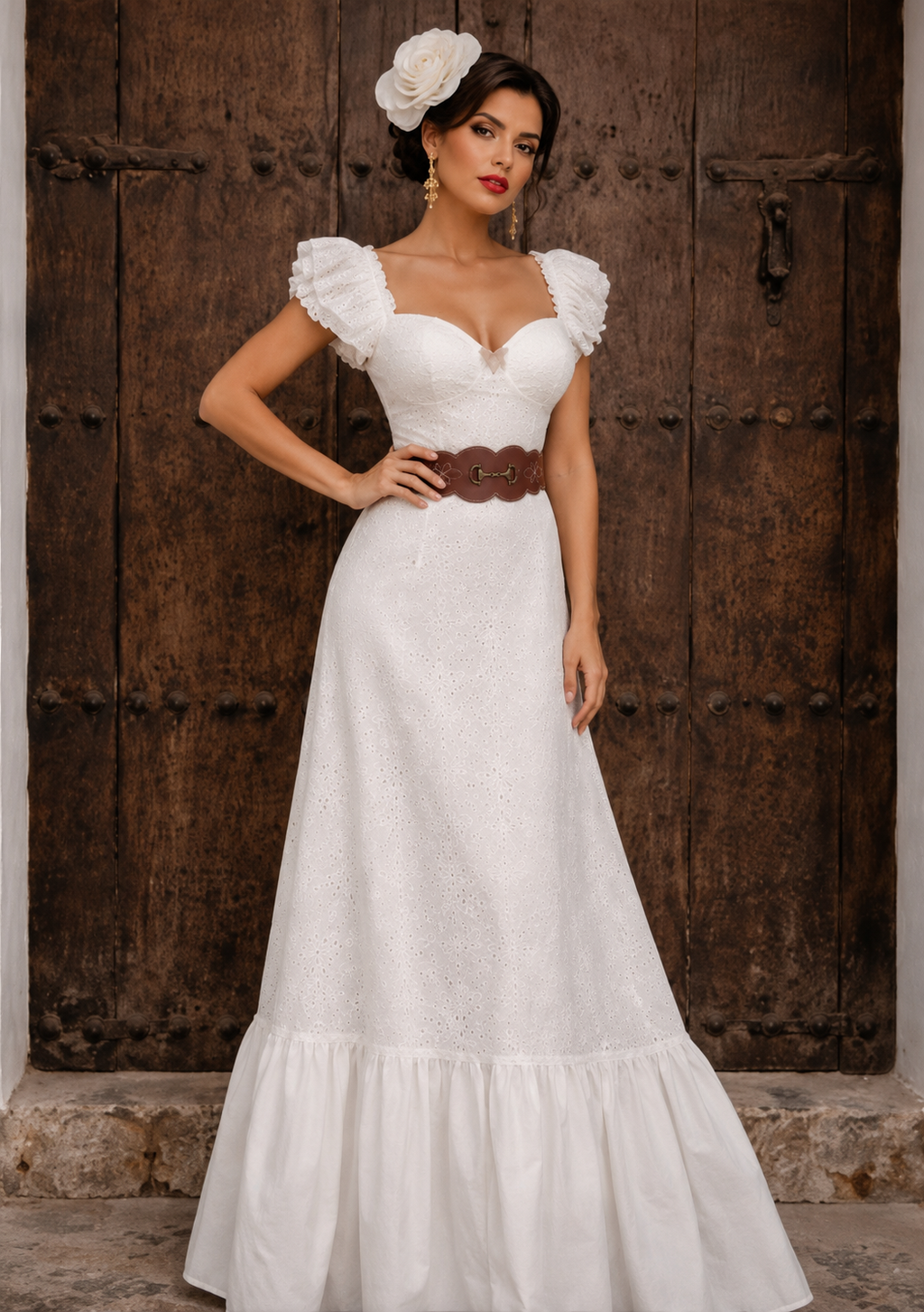 BATA FLAMENCA PERFORADA RAQUEL