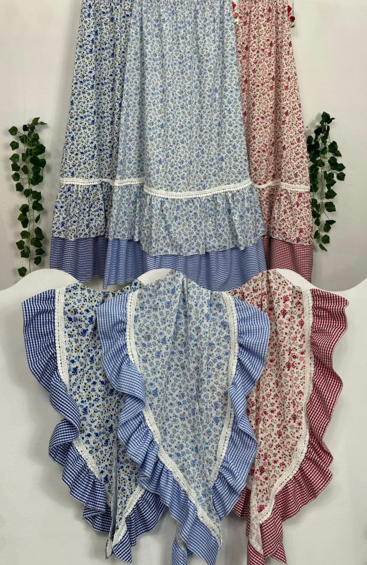 PIQUILLOS ESTAMPADOS CON VICHY