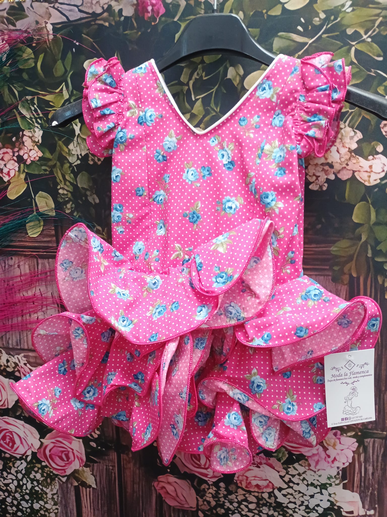 VESTIDO FLAMENCA MODELO MARISOL TALLA 2