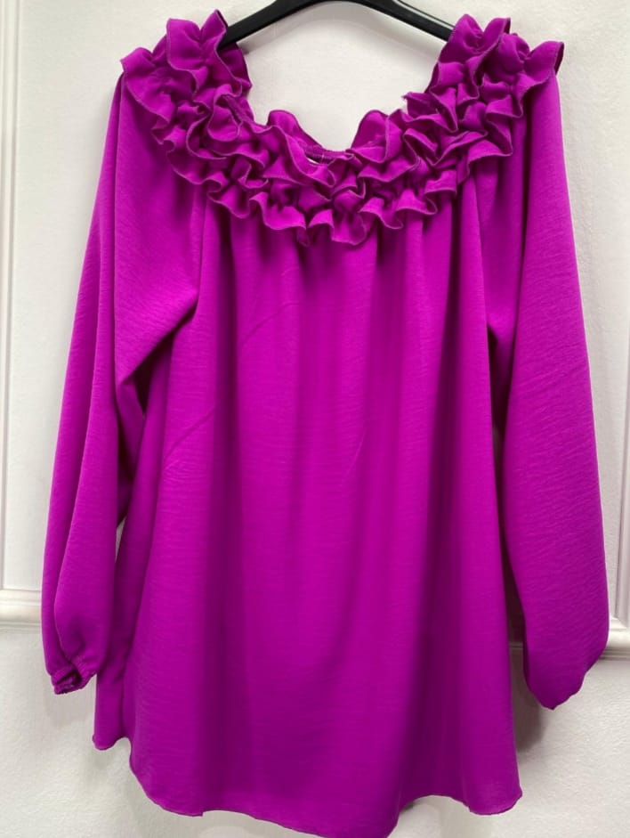 CAMISA FLAMENCA CUELLO DE BARCA