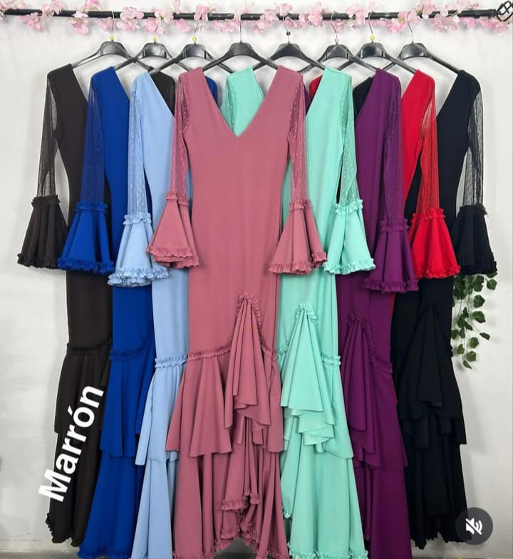 VESTIDO DE FLAMENCA PLUMETI