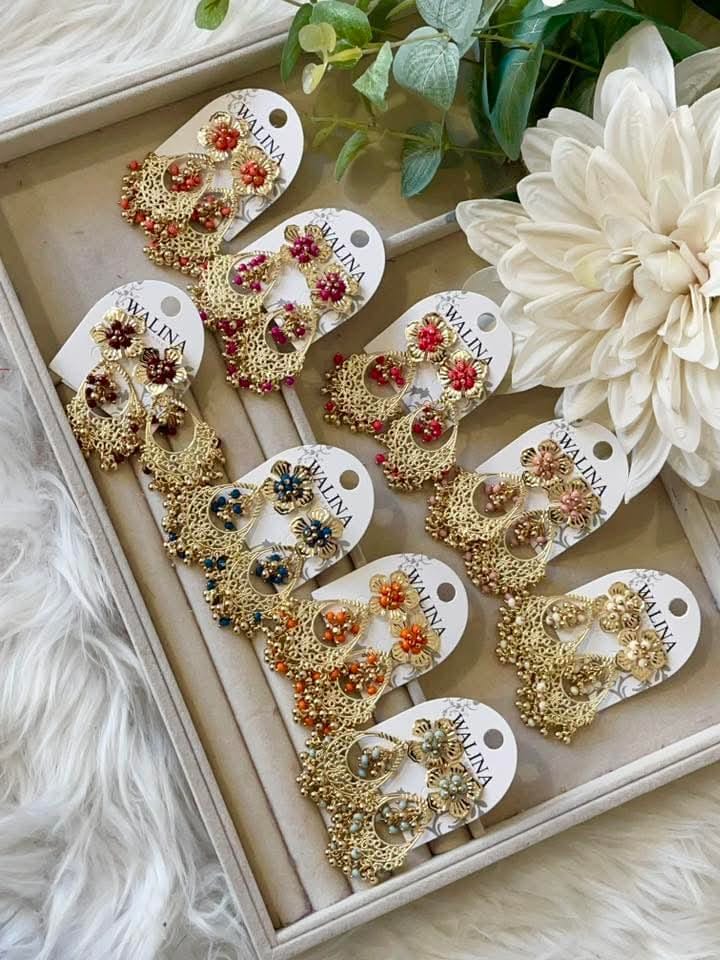 PENDIENTES DE FLAMENCA MODELO FLOR