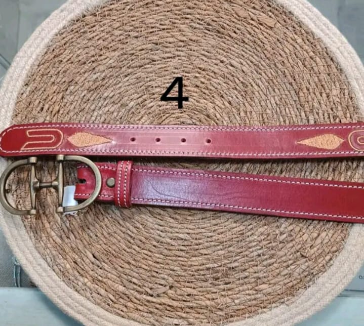 CINTURONES DE PIEL ROCIEROS