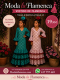 VESTIDO DE FLAMENCA MODELO LOLA CON LUNARES