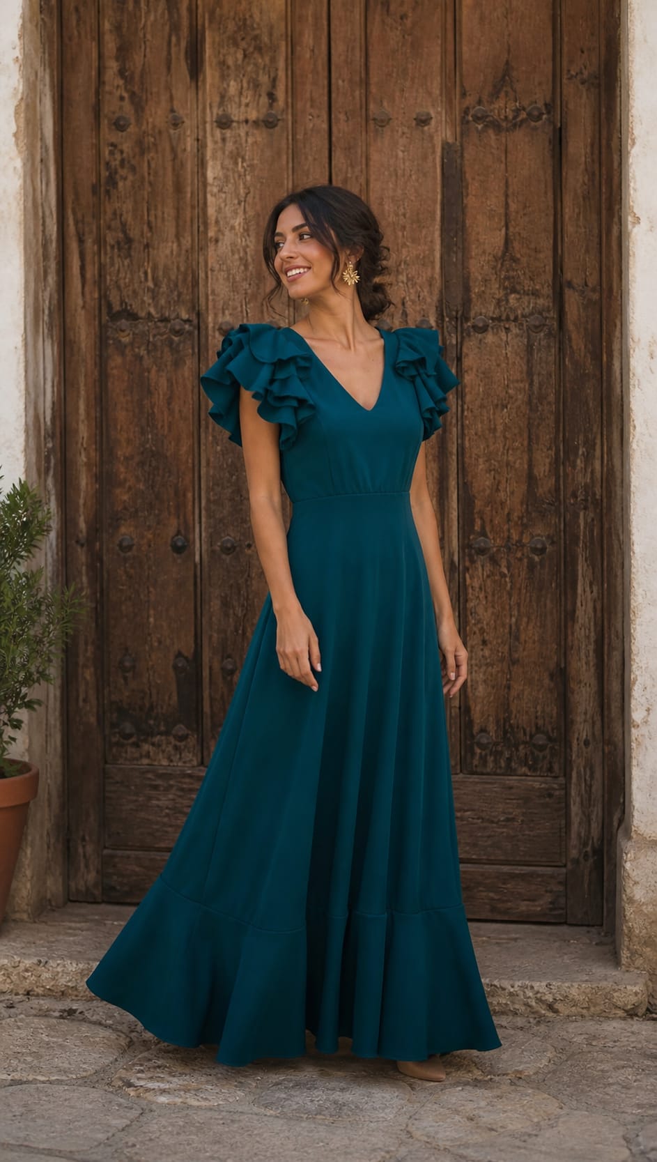 BATA FLAMENCA MODELO ROCIO