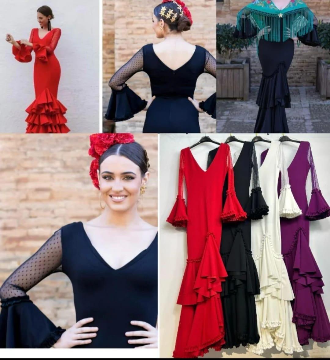 VESTIDO DE FLAMENCA PLUMETI