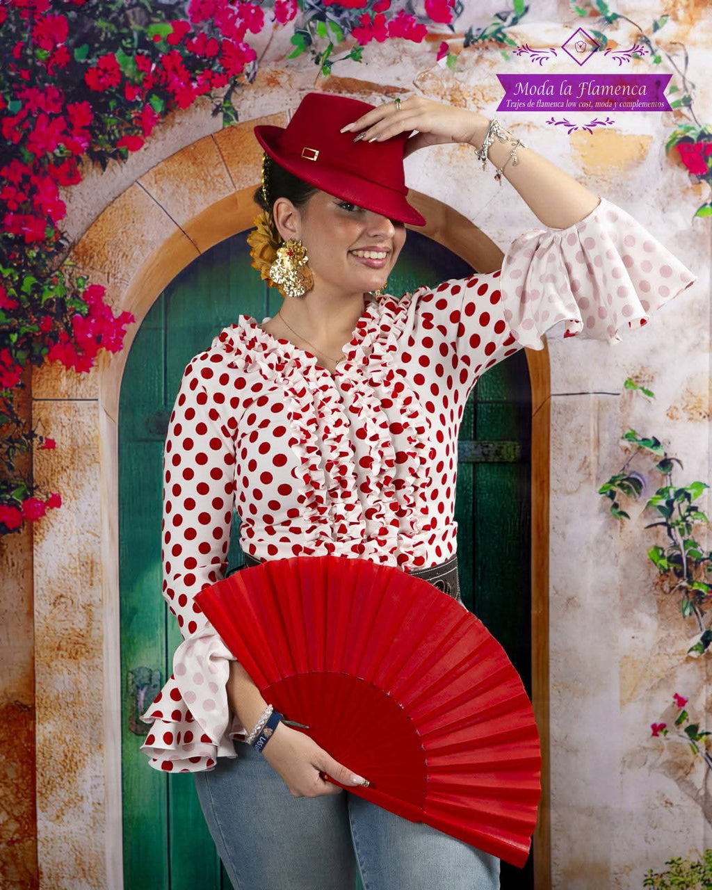 CAMISA DE FLAMENCA ELASTICA