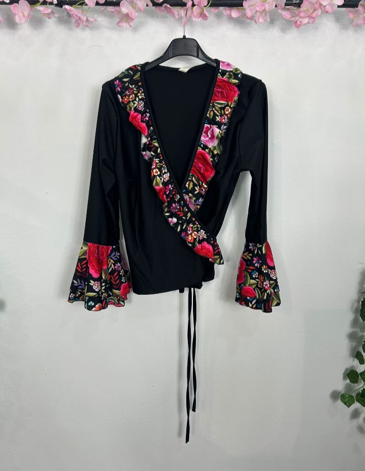 BLUSA FLAMENCA CRUZADA