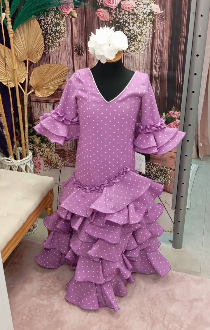 VESTIDO FLAMENCA MODELO ISABEL