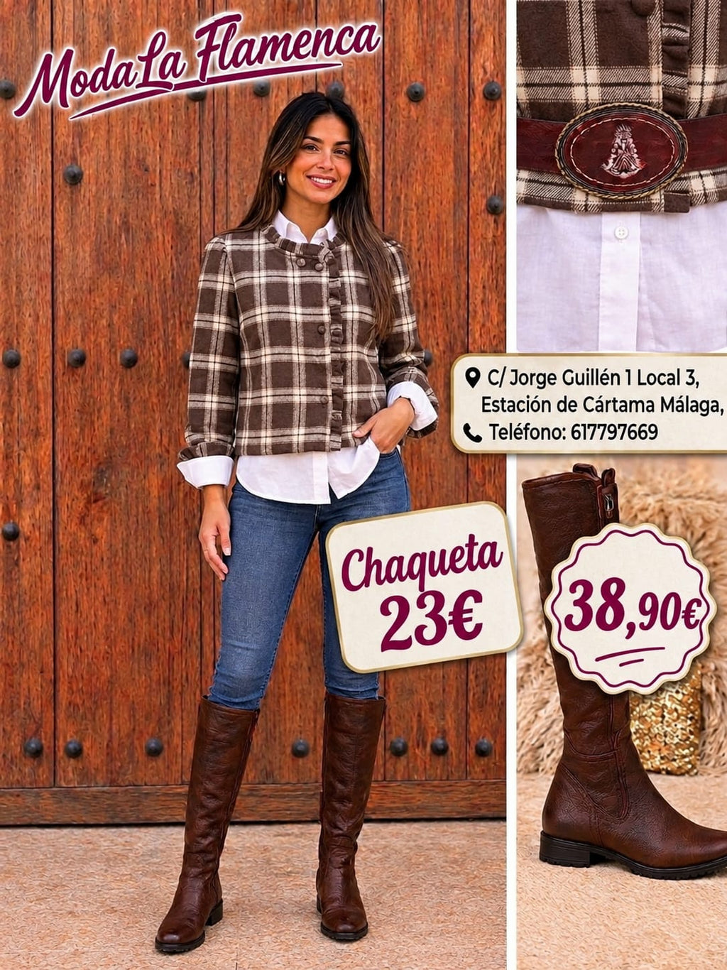 CHAQUETA DE CUADROS