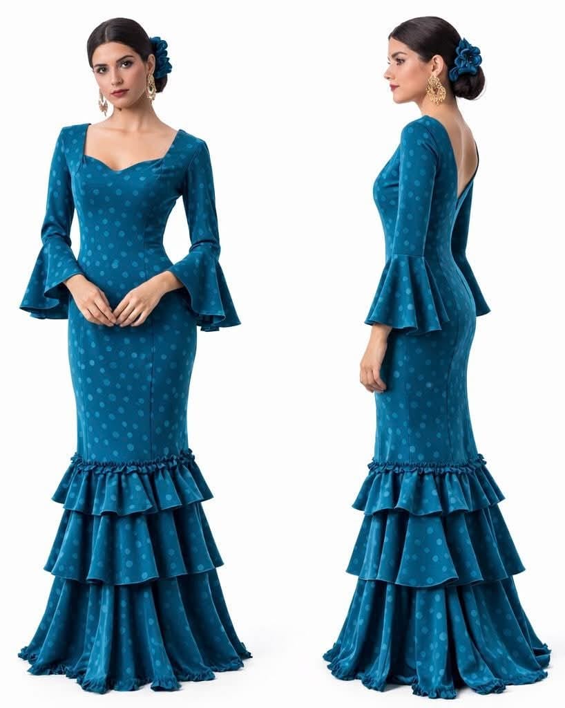 VESTIDO FLAMENCA LUNARES MADRE E HIJA