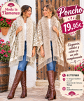 CAPA BORDADA CON CUELLO DE PELO