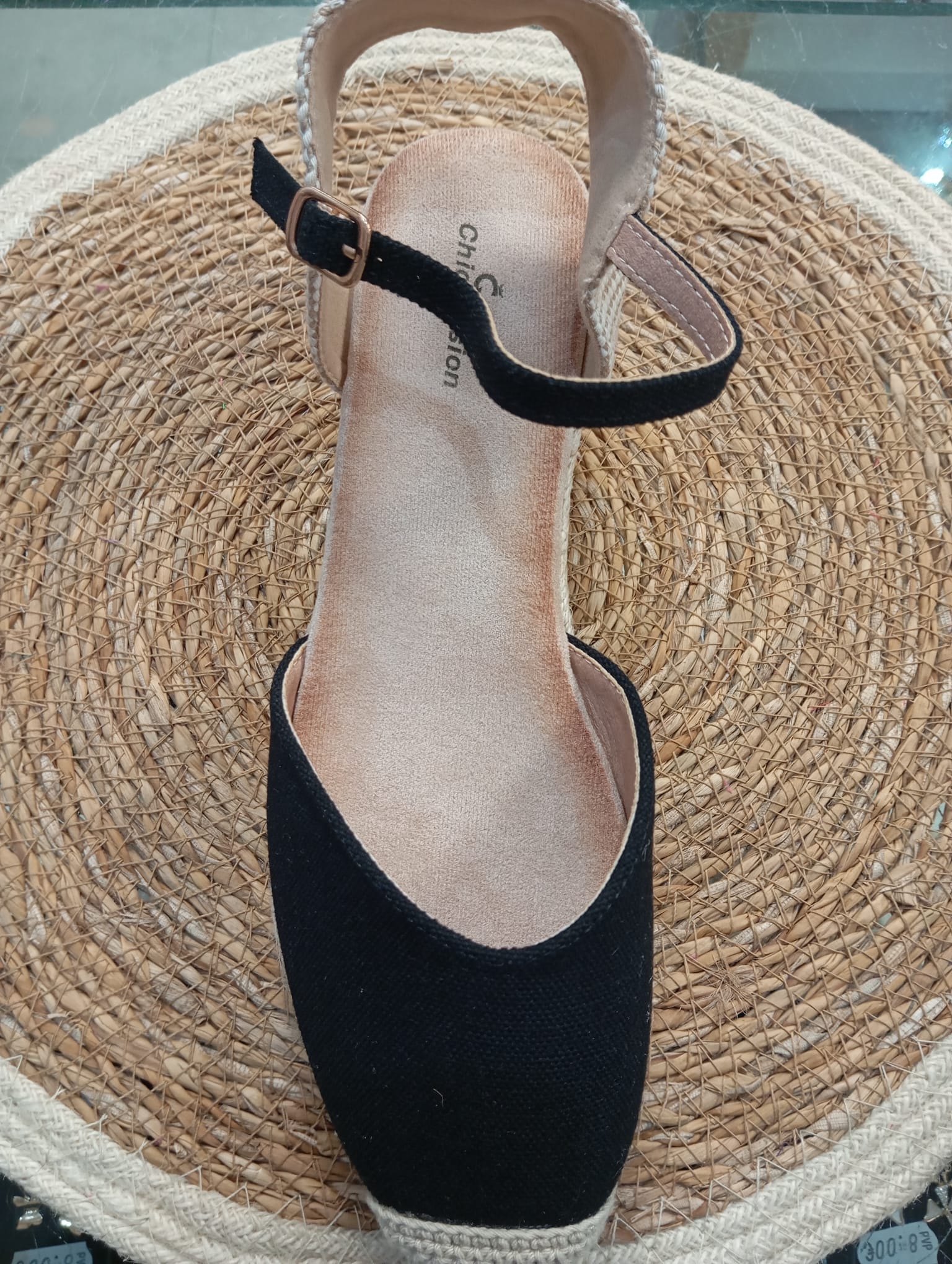 ZAPATILLA ESPARTO NEGRAS