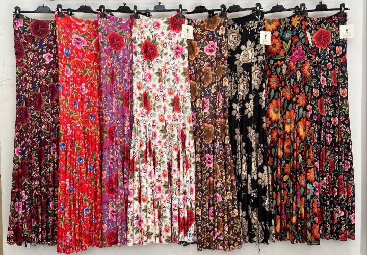 FALDA DE BAILE ESTAMPADA