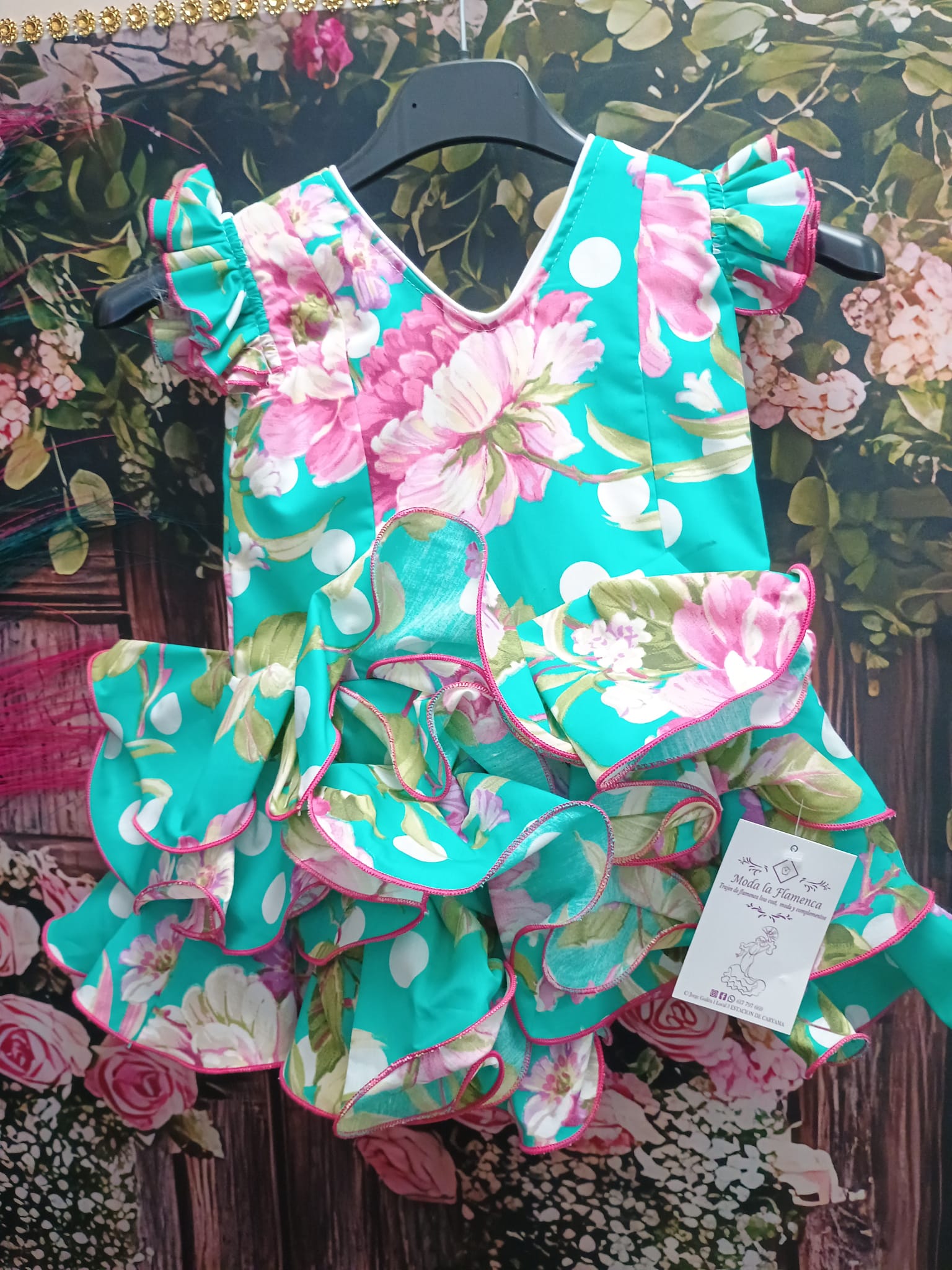 VESTIDO FLAMENCA MODELO MARISOL TALLA 0