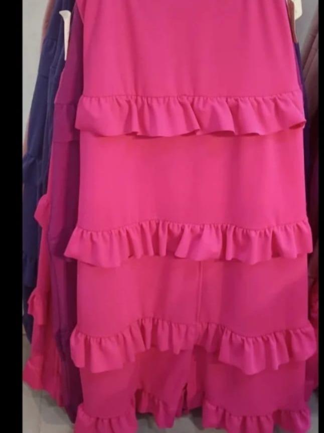 FALDA FLAMENCA CON RAJA AL CENTRO