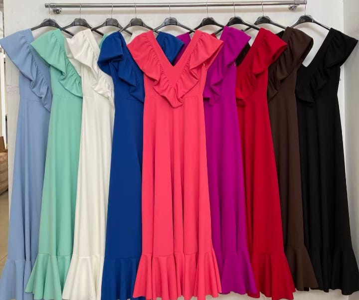 BATA FLAMENCA ESCOTE EN V