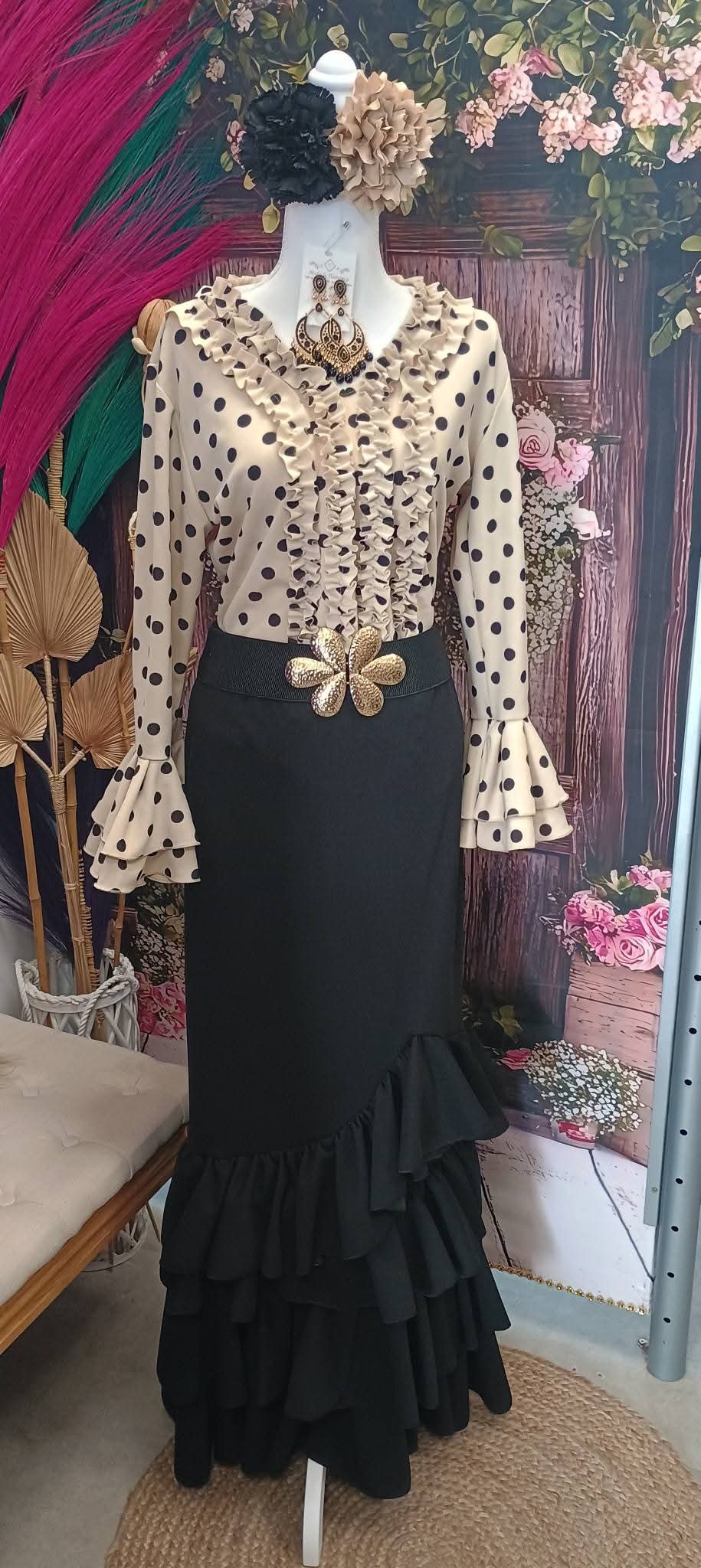 CAMISA DE FLAMENCA ELASTICA