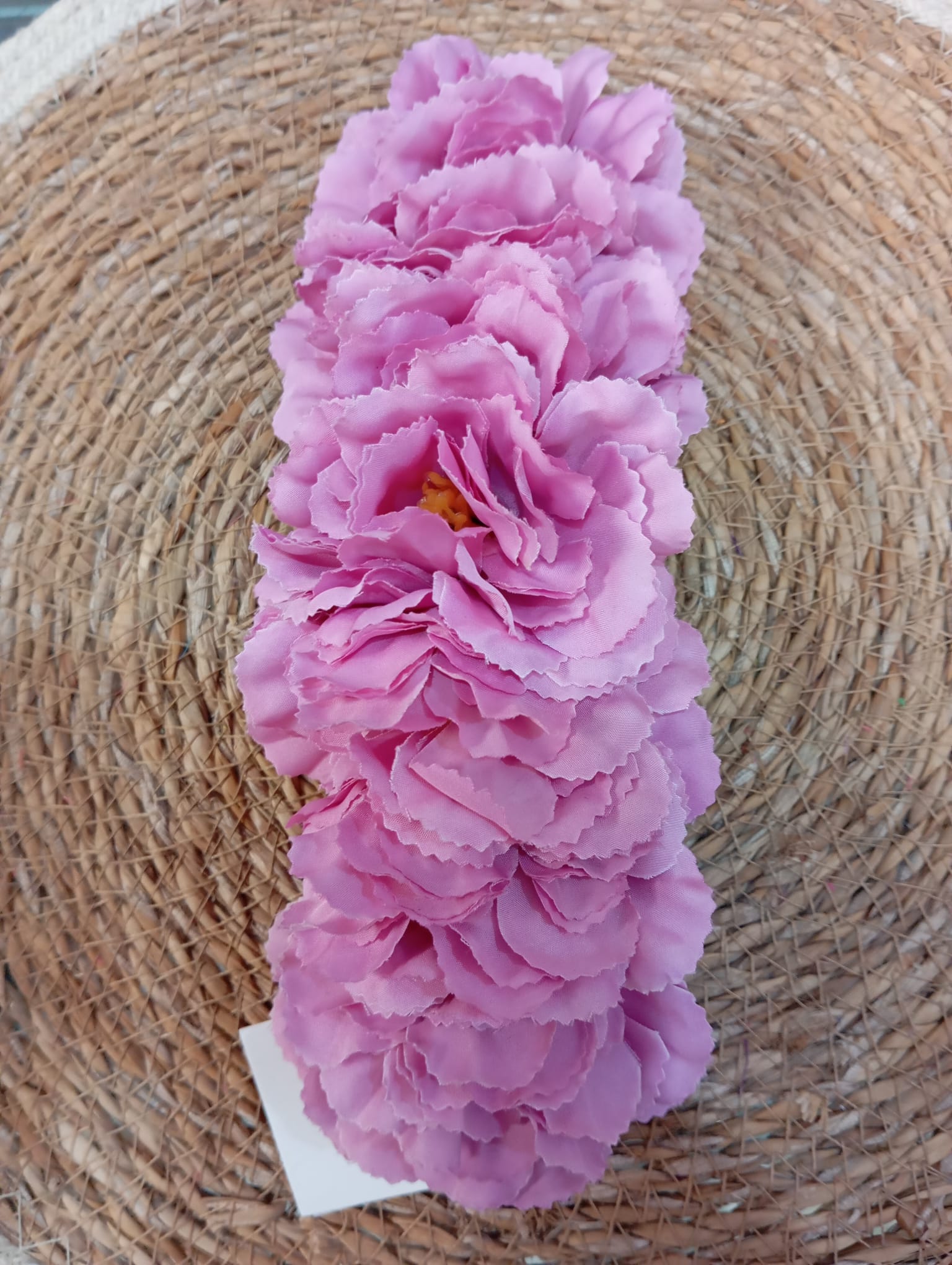 DIADEMAS DE FLORES CON PEINAS