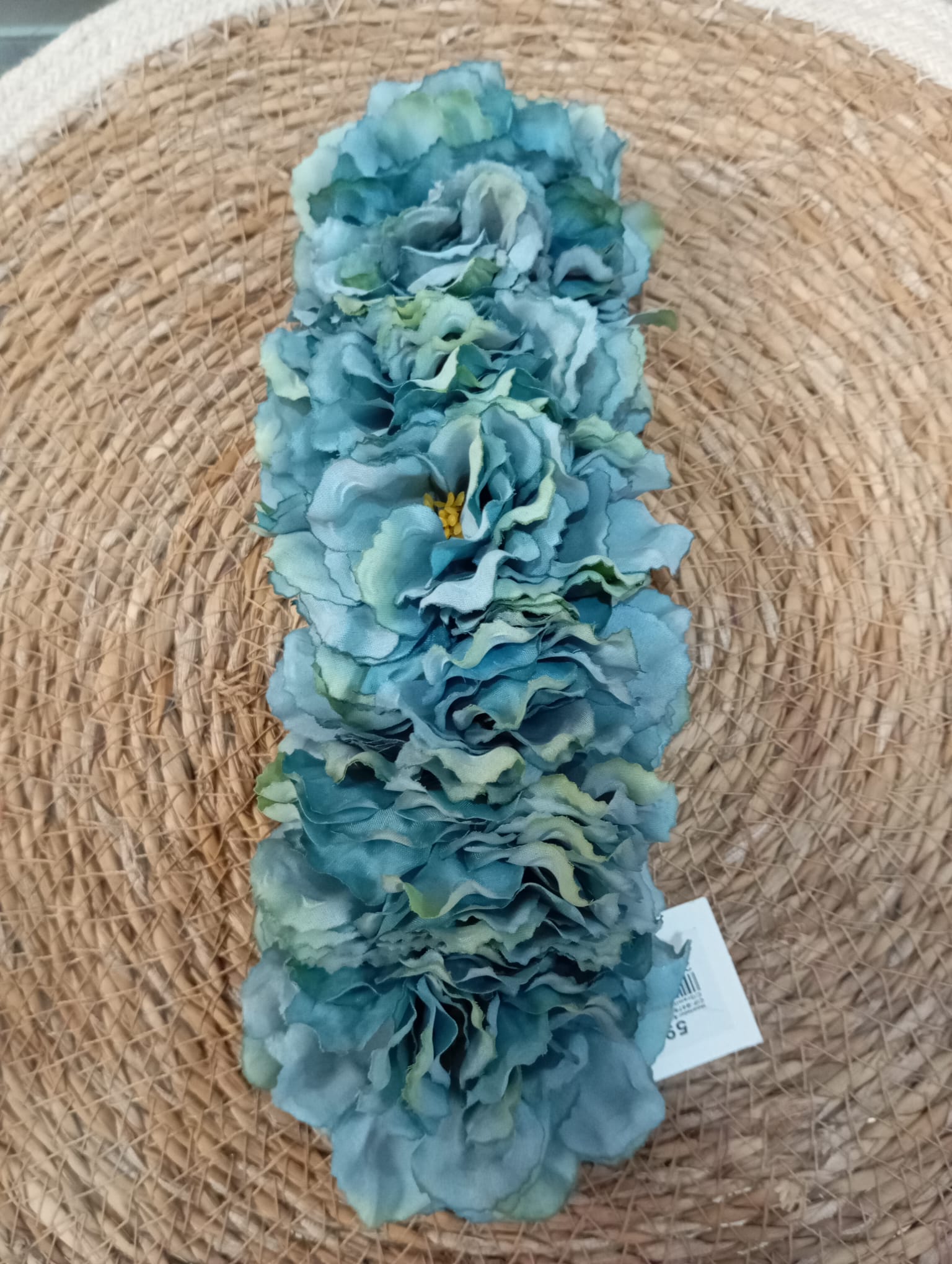 DIADEMAS DE FLORES CON PEINAS