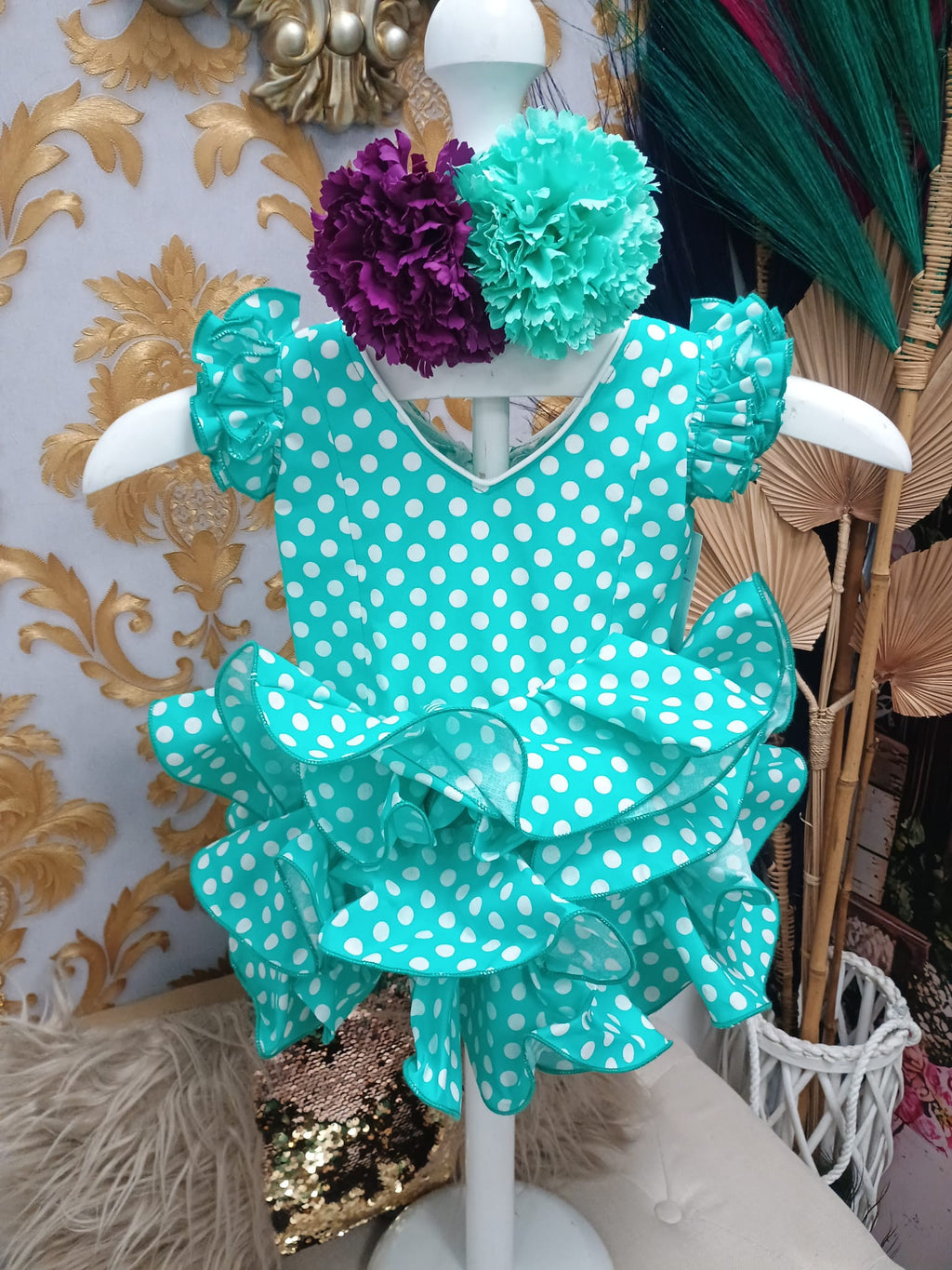VESTIDO FLAMENCA MODELO MARISOL TALLA 0