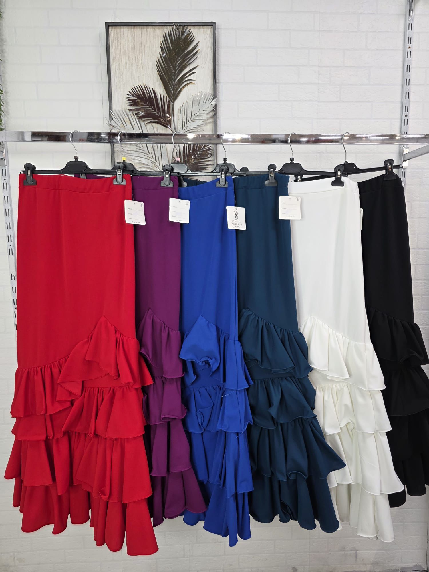 FALDAS DE FLAMENCA CON VOLANTES