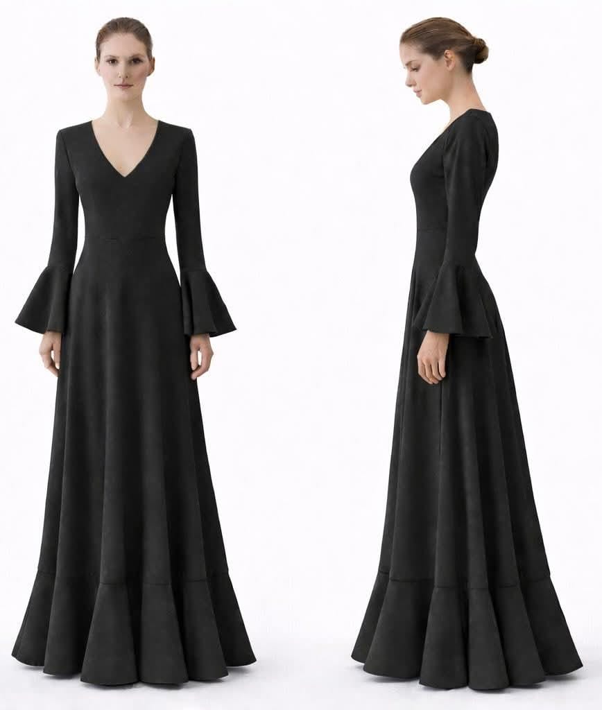 BATA FLAMENCA LUNARES