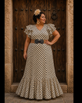 BATA DE FLAMENCA VERANO  TALLA GRANDE