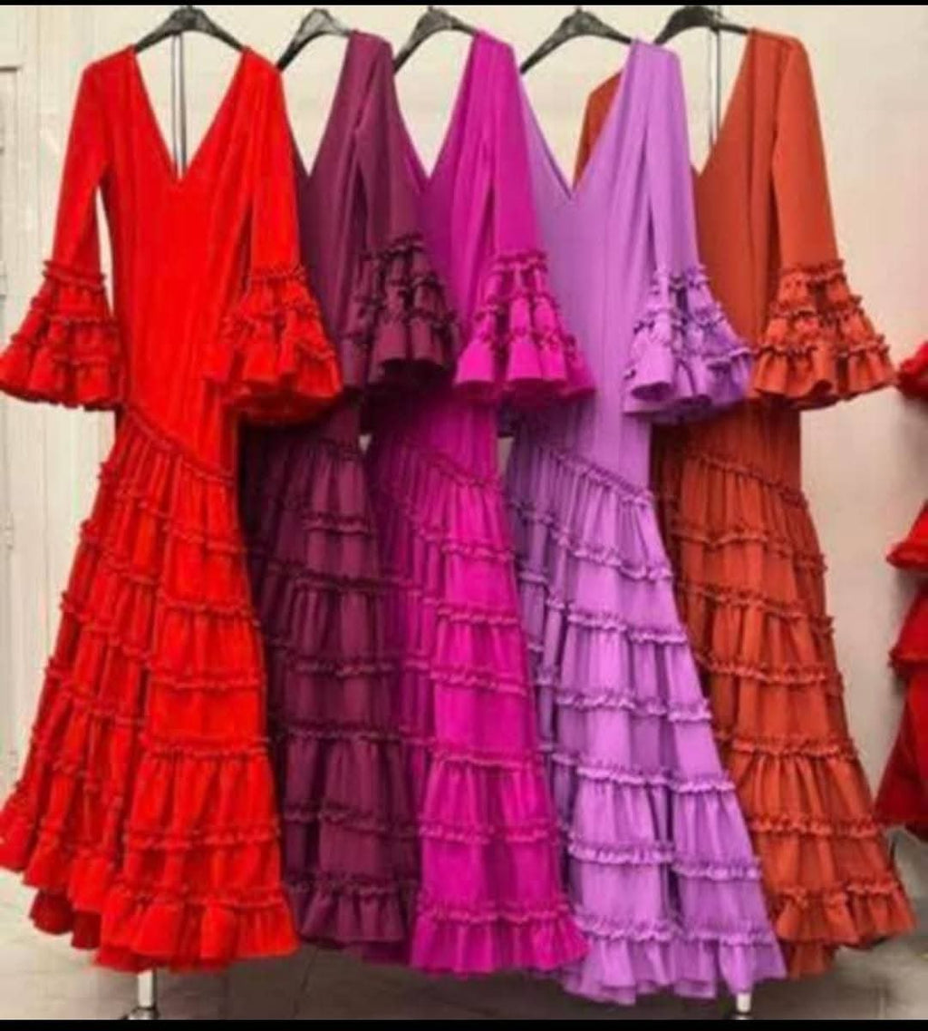 VESTIDO DE FLAMENCA MODELO ESTRELLA