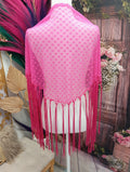 MANTON PLUMETI GRANDE COLOR FUCSIA