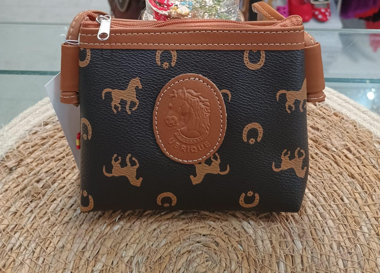 BOLSOS ROMEROS CON CIERRE DE CREMALLERA Y DECORADOS