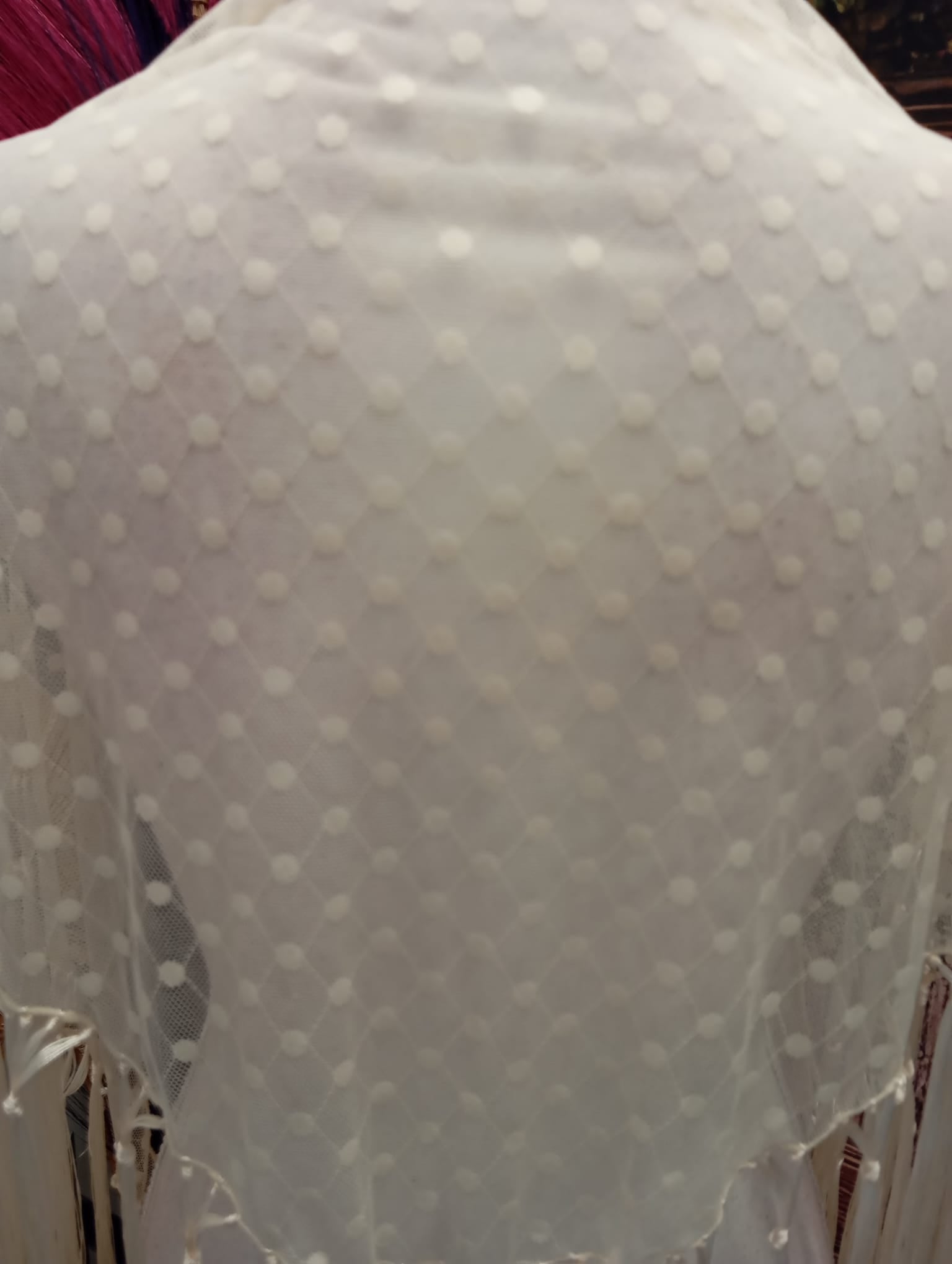 MANTON DE PLUMETI COLOR BEIGE GRANDE