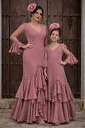 VESTIDO PLUMETI MADRE E HIJA