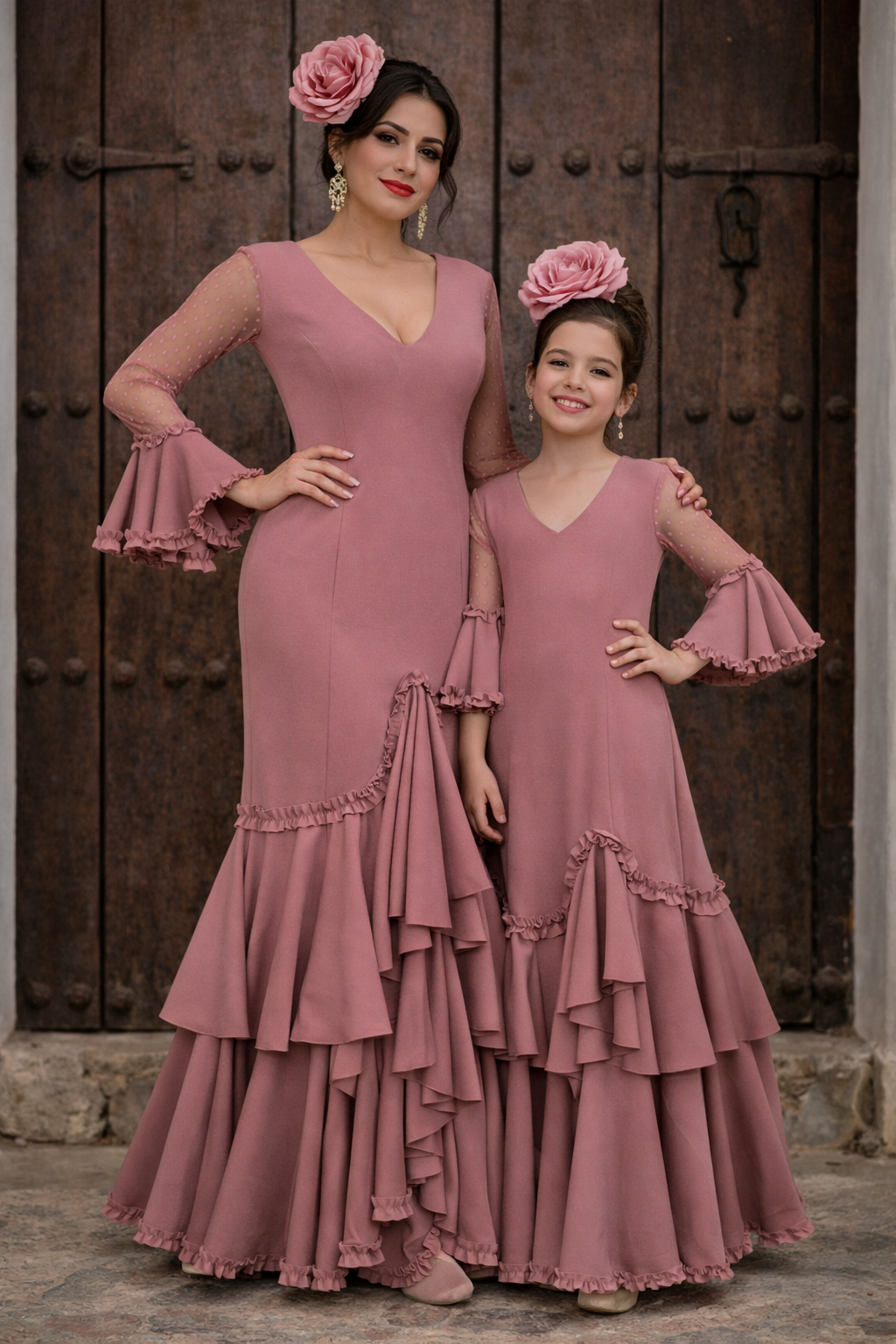 VESTIDO PLUMETI MADRE E HIJA