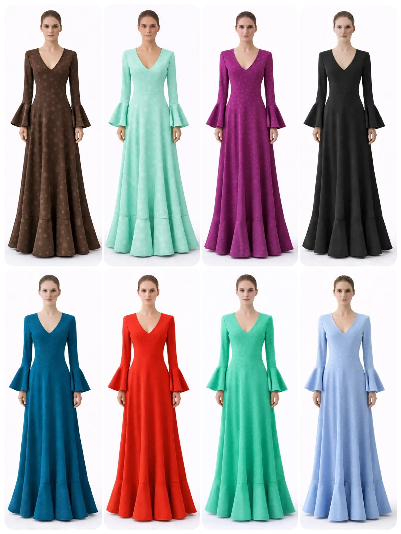 BATA FLAMENCA LUNARES