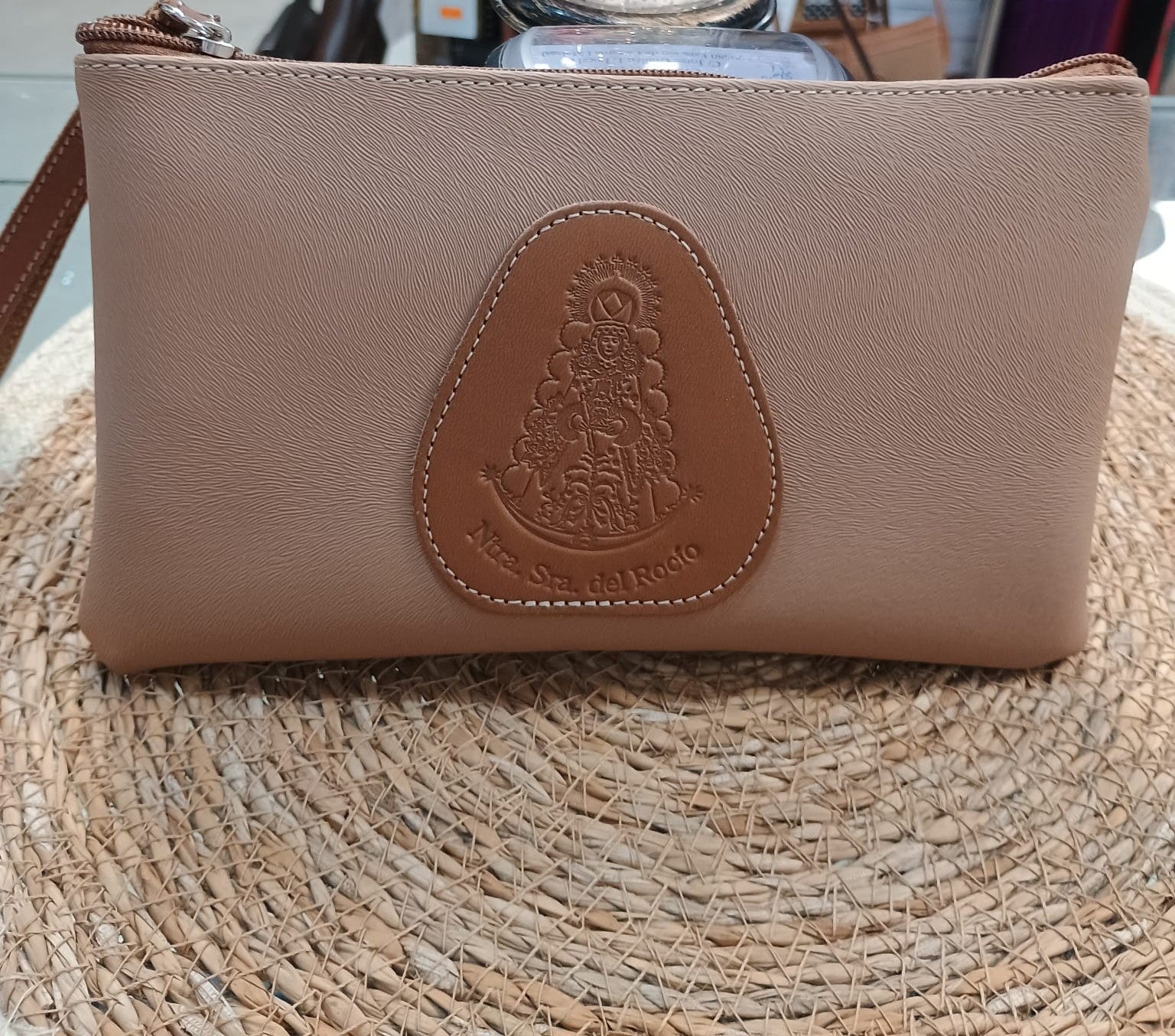 BOLSO NECESER MEDIANO ROCIERO CON CIERRE DE CREMALLERA