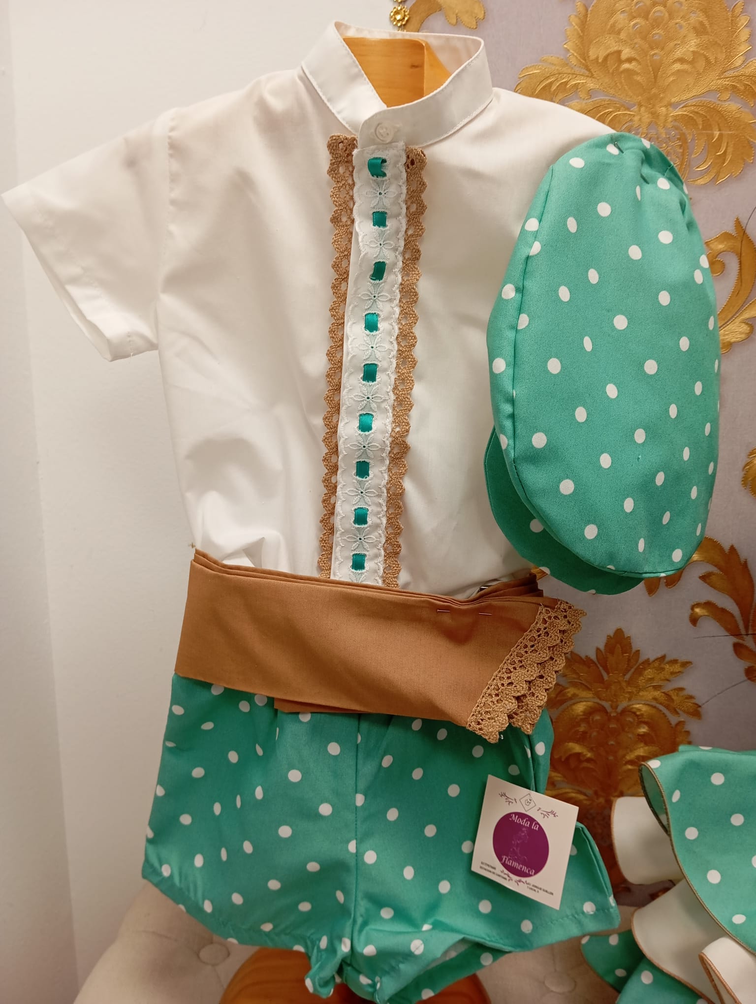 TRAJE DE FLAMENCO PARA NIÑO