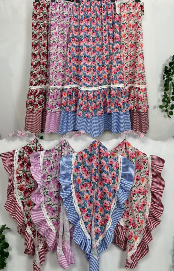 PIQUILLOS DE FLAMENCA ESTAMPADOS VICHY