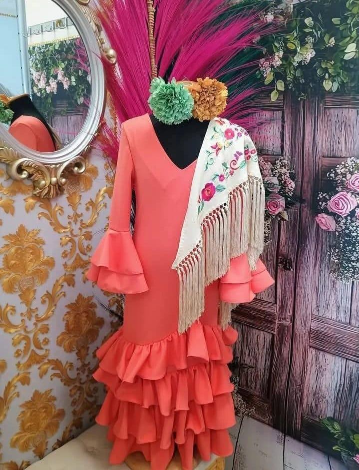 VESTIDO DE FLAMENCA PARA NIÑA