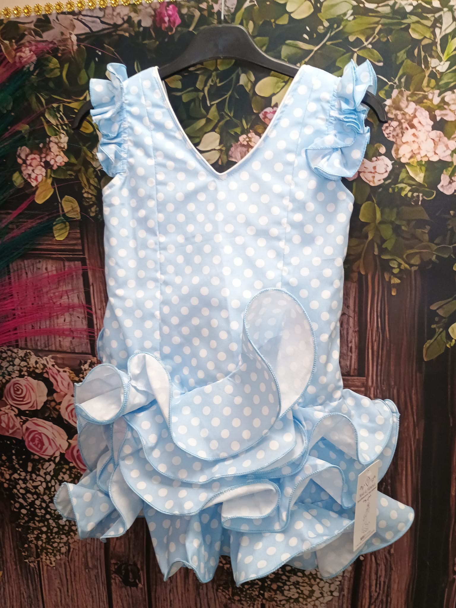VESTIDO FLAMENCA NIÑA MODELO MARISOL TALLA 8
